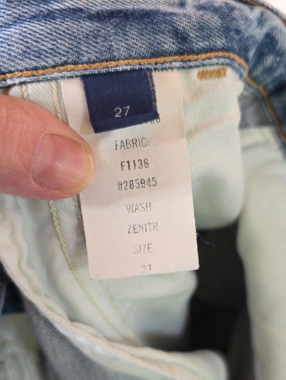 RARE NEW $358 CITIZENS OF HUMANITY FLIGHT HIGH RISE BARREL JEANS IN ZENITH SZ 27 - Picture 9 of 10